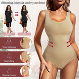 1 x RAW Customer Returns Gotoly Shapewear Bodysuit Women s Corset Body Strong Shaping Body Shaper Tummy Control Figure Shaping Seamless Shaping Bodysuits Beige, ML  - RRP €26.99