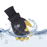 1 x Brand New HANDLANDY Winter Work Gloves for Women Men Insulated Waterproof Deerskin Gloves Windproof Thermal WarmSkiing Outdoor Work S  - RRP €25.99