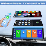 1 x RAW Customer Returns 2 32GB Hikity Android Autoradio Portable CarPlay Wireless Android Auto Wireless 7 Inch Touch Screen Bluetooth Hands-Free Car Stereo with GPS FM Voice Control Rear Camera - RRP €96.98