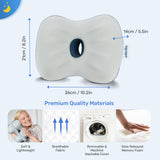 1 x RAW Customer Returns Derila knee pillow for side sleepers. Memory foam leg pillow helps with knee pain, back pain, hip pain and sciatica. Knee positioning pillow - RRP €39.31