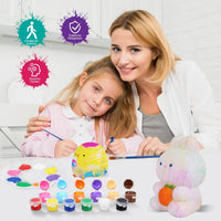 22 x Brand New Painting night light for children, craft set for children from 6 years, chicken rabbit craft for girls 8 years, girls gifts, gift for girls 3 4 5 6 7 years, bedside lamp set of 2, Easter gifts for children - RRP €288.2