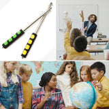 1 x RAW Customer Returns FL HUA 2 Pieces Telescopic Flagpole Kit, 1.6m Portable Telescopic Pole Flagpole, Stainless Steel Flagpole Telescopic Festival, Telescopic Pole for Teachers Tour Guides - RRP €9.61