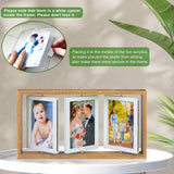 1 x RAW Customer Returns ZEEYUAN picture frame 10x15 rotating photo frame collage 6 photos to display for family, wedding, girls, boys, friends - RRP €24.99