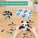 3 x Brand New Lnjya 3 in 1 Panda Building Blocks Set, Mini Panda Construction Toy, 720 Pieces Panda Construction Toy Building Block Sets, Building Blocks Toy Bricks Animal Building Blocks Figures Construction Toys for Children Ages 6 and Up - RRP €27.18