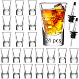 1 x RAW Customer Returns Shot glasses, 35 ml, clear, with heavy base, for cocktails, vodka, espresso, liqueur, tequila and desserts - RRP €27.22