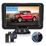 1 x RAW Customer Returns Vtopek AHD 1080P reversing camera car kit reversing camera with 4.3 monitor 5 reversing lines IP68 waterproof night vision reversing camera retrofit parking aid reversing camera cable for motorhome truck RV - RRP €39.2