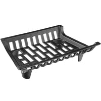 1 x RAW Customer Returns Amagabeli Fireplace Grate Firewood Log Holder Cast Iron Indoor Fire Grate Outdoor Wood Stove Stand Holder Black - RRP €64.99