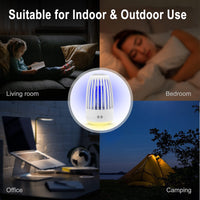 1 x RAW Customer Returns Mosquito Killer Lamp, Electric Insect Killer with Night Light 2 in 1, Powerful Pest Control Traps for Indoor and Outdoor - RRP €29.23