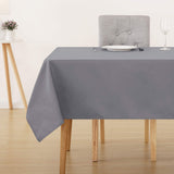 1 x RAW Customer Returns Deconovo Tablecloth Water Repellent Tablecloth Lotus Effect Tablecloths 150x300 cm Grey - RRP €25.78