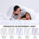 1 x RAW Customer Returns KANKAEU Cuddly Blanket Fluffy 160 200 cm, Super Soft Warm Blanket, Pure White Cuddly Blanket, High-Quality Blanket, Fleece Blanket, Sofa Blanket, Bedspreads, Couch Blanket - RRP €30.24