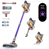 1 x RAW Customer Returns VAKERR Cordless Vacuum Cleaner, 45000Pa 550W Cordless Vacuum Cleaner, 60 Min Running Time with Wall-Mounted Charging Scent Card 1.8L Cup LED Display Anti-Tangle Brush for Carpet Hard Floors Pet Hair - RRP €161.46