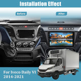 1 x RAW Customer Returns Android Car Stereo for Iveco Daily VI 2014-2021 - 9 incn Radio with wireless Carplay and Android Auto - WiFi GPS Mirror Link SWC AHD Backup Camera Mic - RRP €221.32