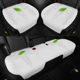 1 x RAW Customer Returns SanQing 3PCS Car Seat Cover Luxury Leather Seat Covers for Model 3 Y Car Seat Bottom,Seat Cushion Protector Without Backrest White, Model 3  - RRP €70.58