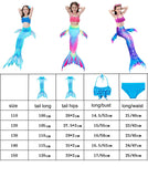 1 x RAW Customer Returns shepretty mermaid tail with bikini set for girls swimming costumes cosplay,wpDH06 46,140 - RRP €25.01