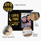 20 x Brand New Newbyst Picture Frames for Couples - I Love You To The Moon And Back Anniversary Picture Frame, Sweet Romantic Gift for Boyfriend, Girlfriend, Father, Mother Style 2-Black... - RRP €419.6