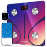 1 x RAW Customer Returns RENPHO Personal Scales Body Fat Scale Digital Scale with App, Bluetooth Body Analysis Scale Smart Scale for Body Fat, BMI, Muscle Mass, Protein, BMR, Red, Elis 1 - RRP €33.98