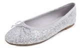 1 x RAW Customer Returns Feversole women s classic ballerinas profile sole shiny ballerina flat - RRP €26.54