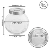 1 x RAW Customer Returns BELLE VOUS Round Clear Small Jam Jars with Screw Lids 24 Pieces - 50 ml Mini Jam Jars Set - Preserving Jars with Screw Lids for Herbs, Spices, Baby Food, Yoghurt, Jelly Honey - RRP €27.23