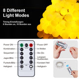 29 x Brand New Feolaviy 120 LED ball fairy lights 14M 8 modes and memory function, dimmable fairy lights ball with remote control fairy lights outside inside with USB, fairy lights outside, Christmas lights outside - RRP €526.06