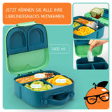 9 x Brand New JOOKI lunch box with compartments for children - BPA-free, compartments, 1400 ml, easy to clean, ideal lunch box for school, travel, kindergarten green  - RRP €251.1