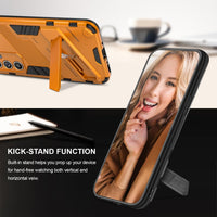 1 x RAW Customer Returns BEZ Phone Case for Xiaomi Redmi Note 13 Pro 5G Case, Rugged Protective Case Compatible with Redmi Note 13 Pro 5G Hybrid Reinforced Scratch-Resistant and Shockproof, Kickstand, Orange - RRP €21.6