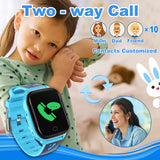 1 x RAW Customer Returns FRLONE Kids Smartwatch Phone IP67 Smartwatch Boys Girls with Touch Screen 5 Games Camera Alarm SOS Call Digital Wrist Watch for 3-13 Years Children Birthday Gift Blue , Small - RRP €39.32