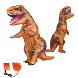 1 x RAW Customer Returns AirSuit XXL Inflatable T-Rex Costume Dinosaur Costume Adult Size Polyester Convenient to Use Resistant Inflatable System Included OriginalCup  - RRP €50.41