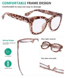 1 x RAW Customer Returns Eyekepper Oversized Reading Glasses - Retro Reading Aid for Women - Brown Tortoise 1.00 - RRP €60.0