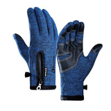 10 x Brand New Bequemer Laden Men s Winter Touchscreen Windproof Warm Waterproof Gloves with Fleece, Blue, M - RRP €130.4