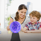 1 x RAW Customer Returns Toolight Plasma Ball 5 Inch, Touch Sensitive and Sound Sensitive Magic Plasma Ball, Flashing Educational Toy Physics Flash Light Plasma Lamp Sphere Light Effects - RRP €19.66