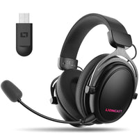 1 x RAW Customer Returns Lioncast LX80 Gaming Headset with Microphone Wireless 80h. Battery - Headset for PS5 Nintendo Switch Headset - Gaming Headset PC - Wireless Gaming Headset Wireless Bluetooth - Headset Headphones - RRP €90.71