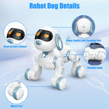 1 x RAW Customer Returns Robot Dog Kids, Remote Controlled Interactive Toy Robot with Sing Dance Programmable, Electronic Pets Music RC Dog Robot Toy Birthday Gifts for Children 3-12 Years - RRP €40.33