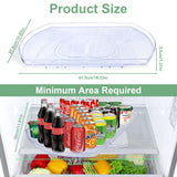 1 x RAW Customer Returns Refrigerator turntable organizer rectangular turntable refrigerator transparent turntable 360 fridge organizer lazy susan turntable organizer with non-slip for refrigerator kitchen organizer L41.2cm - RRP €23.18