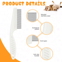 10 x Brand New Pet Knotting Comb, De-matting Knife Cat, De-matter with Steel Blade, De-matting Tool for Dogs, Grooming Knife for Long-Haired Pets, Perfect for Removing Matting - RRP €180.0