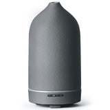 1 x RAW Customer Returns JESMAY Aroma Diffuser for Essential Oils 120 ml, Premium Ultrasonic Diffuser Ceramic Humidifier, Room Fragrance Fragrance Oil Diffuser with LED BPA-Free for Bedroom Office Spa Grey  - RRP €37.3