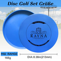 1 x RAW Customer Returns RAYNA GAMES 6 Piece Disc Golf Disc Set, Professional Disc Golf Set, Regular Size Disc Golf Disc for Adults, Putter Midrange Driver Disc Perfect Outdoor Games - RRP €30.99