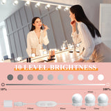 1 x RAW Customer Returns Winzwon birthday gift for women, LED mirror light, gifts for girlfriend, mom, dressing table lighting make-up light mirror lamp makeup lamp without mirror  - RRP €19.99