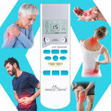 1 x RAW Customer Returns Easy Home TENS device electrical stimulation device muscle stimulator for pain relief and relaxation on the back neck shoulders joint leg etc. - PL-009 - RRP €32.68