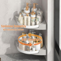 1 x RAW Customer Returns Shower Caddy Corner, 360 Rotate Shower Organizer Shelves, Shower Lazy Susan Organizer Turntable for Bathroom Storage, No Drilling Corner Shower Shelf Rack for Bathroom, Dorm and Kitchen - RRP €20.4