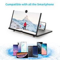 1 x RAW Customer Returns 18 Inch Phone Screen Magnifier, Mobile Screen Amplifier Phone Amplifier Screen Suitable for Watching Movies and Videos on a Smartphone - RRP €28.51