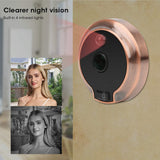 1 x RAW Customer Returns Sonew 720P 1MP Smart Intercom Doorbell, Video Doorbell with Digital Camera, Smart Peephole Door Viewer with IR Night Vision Motion Detection Auto Photo - RRP €74.44