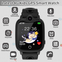 1 x RAW Customer Returns YEDASAH Smartwatch Kids, 4G Smartwatch Kids Watch with GPS and Phone, Games, Pedometer, Video Call, School Mode, Camera, SOS, IP67 Waterproof, Alarm Clock, Kids Smartwatch for 4-14 Years - RRP €60.29