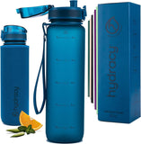 1 x RAW Customer Returns Hydracy drinking bottle with fruit insert - 1L water bottle - BPA-free drinking bottle with time marking Leak-proof sports bottle - Condensation-free for sports and outdoors - RRP €22.97