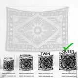 1 x RAW Customer Returns raajsee Sun and Moon Tapestry Mandala Golden, Boho Wall Decoration Wall Towel, Aesthetic Room D cor Tapestry, Wall Hanging Tapestry Queen 82x92 inches - RRP €23.18