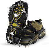 1 x RAW Customer Returns Unigear crampons for mountain boots, shoe claws, ice spikes, snow chains, ice treads and spikes for climbing mountaineering trekking high altitude winter outdoor - RRP €21.99