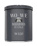 1 x RAW Customer Returns Wood paint wood varnish weather protection paint outside inside - silver grey RAL 7001 - 750 ml - RRP €19.9