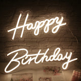 1 x RAW Customer Returns Happy Birthday Neon Sign Happy Birthday Sign Letters LED Sign Happy Birthday Decorations for Baby Birthday Party Girls happy 16.5 7.9 ,birthday 22.8 7.9  - RRP €76.76