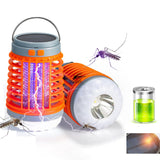 2 x RAW Customer Returns Electric insect killer, mosquito trap, mosquito lamp outdoor, USB solar rechargeable insect lamp, mosquito killer, mosquito repellent, UV lamp, electric mosquito killer for indoor and outdoor use - RRP €33.86