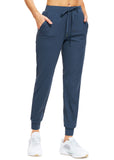 1 x RAW Customer Returns Libin Women s Joggers Sweatpants with Pockets Tapered Running Trousers for Comfortable Casual Workout, Navy Blue S - RRP €32.99