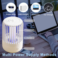 1 x RAW Customer Returns Electric Mosquito Net, Electric Mosquito Killer Lamp Insecticide Mosquito Killer with UV Light for Insects, Powerful USB Zapper Pest Control Traps for Indoor and Outdoor - RRP €33.99